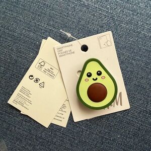 H&M Avocado Phone Grip - Green and Brown